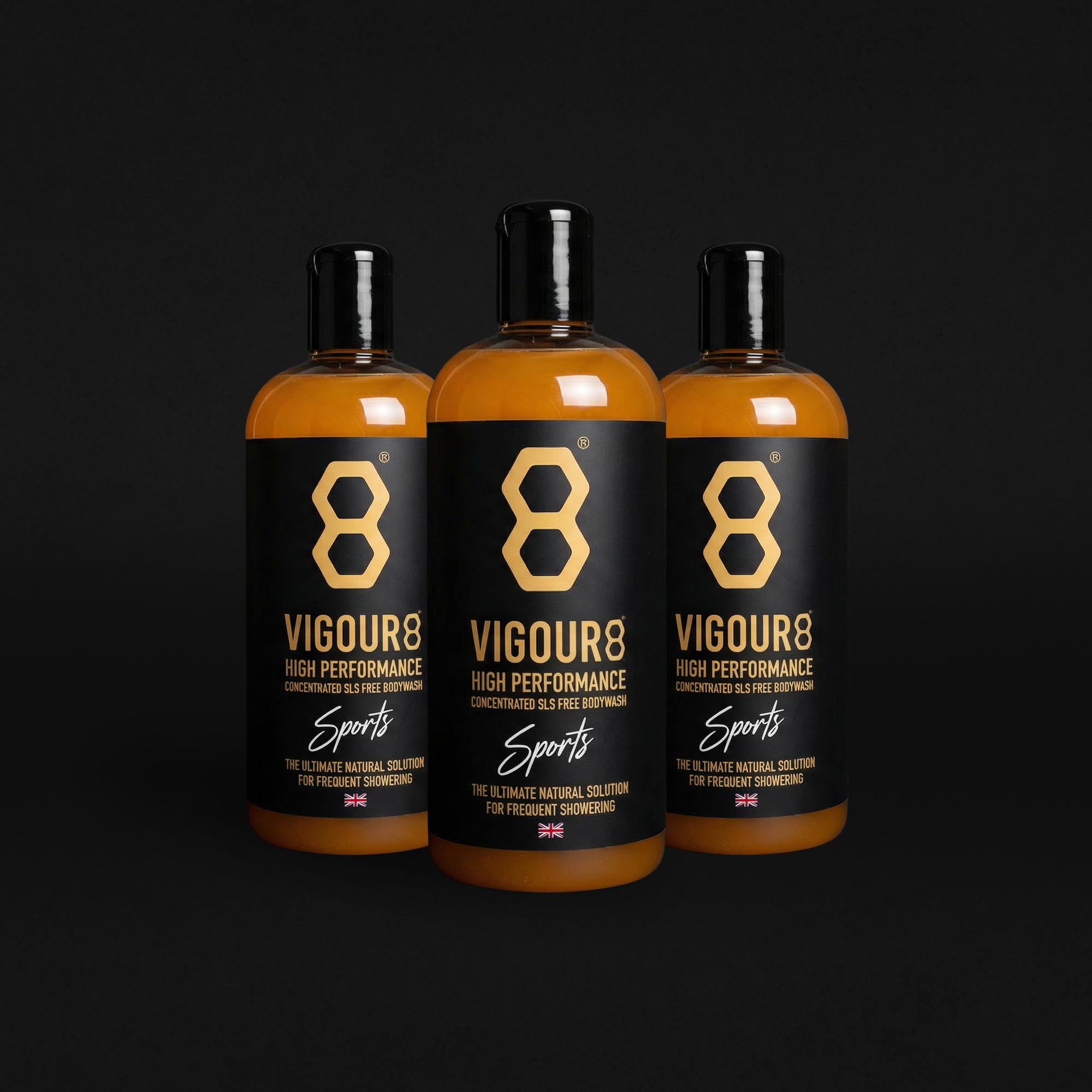 VIGOUR8 SPORTS, SLS FREE LUXURY BODYWASH