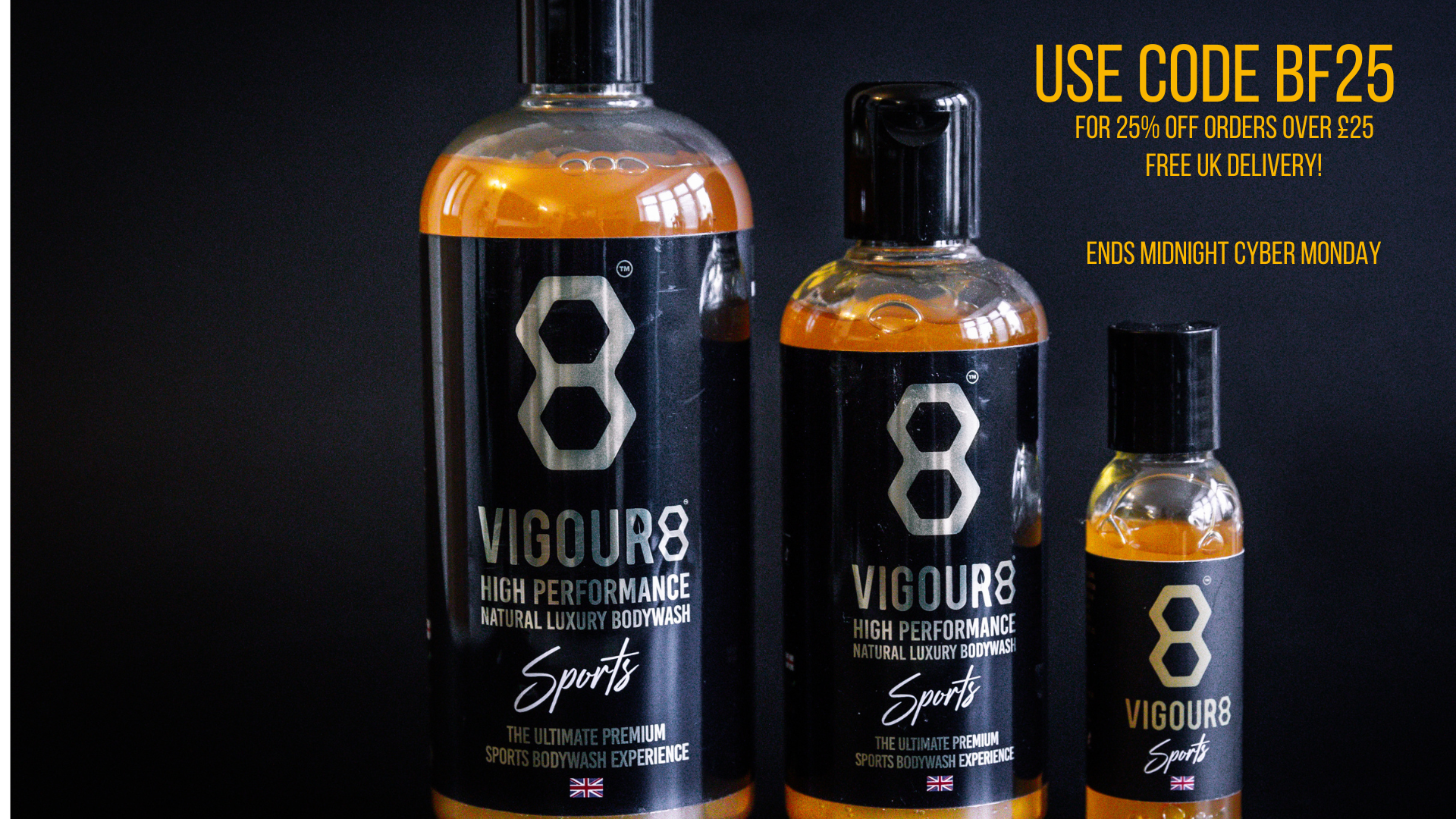 VIGOUR8 SPORTS, SLS FREE LUXURY BODYWASH