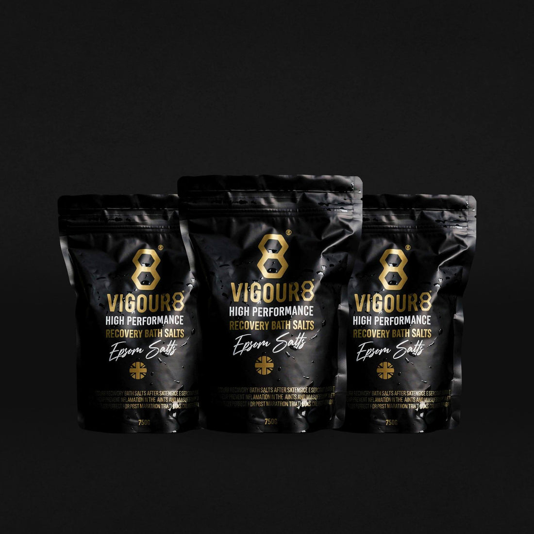 HIGH PERFORMANCE RECOVERY BATH SALTS 3 X 750grams