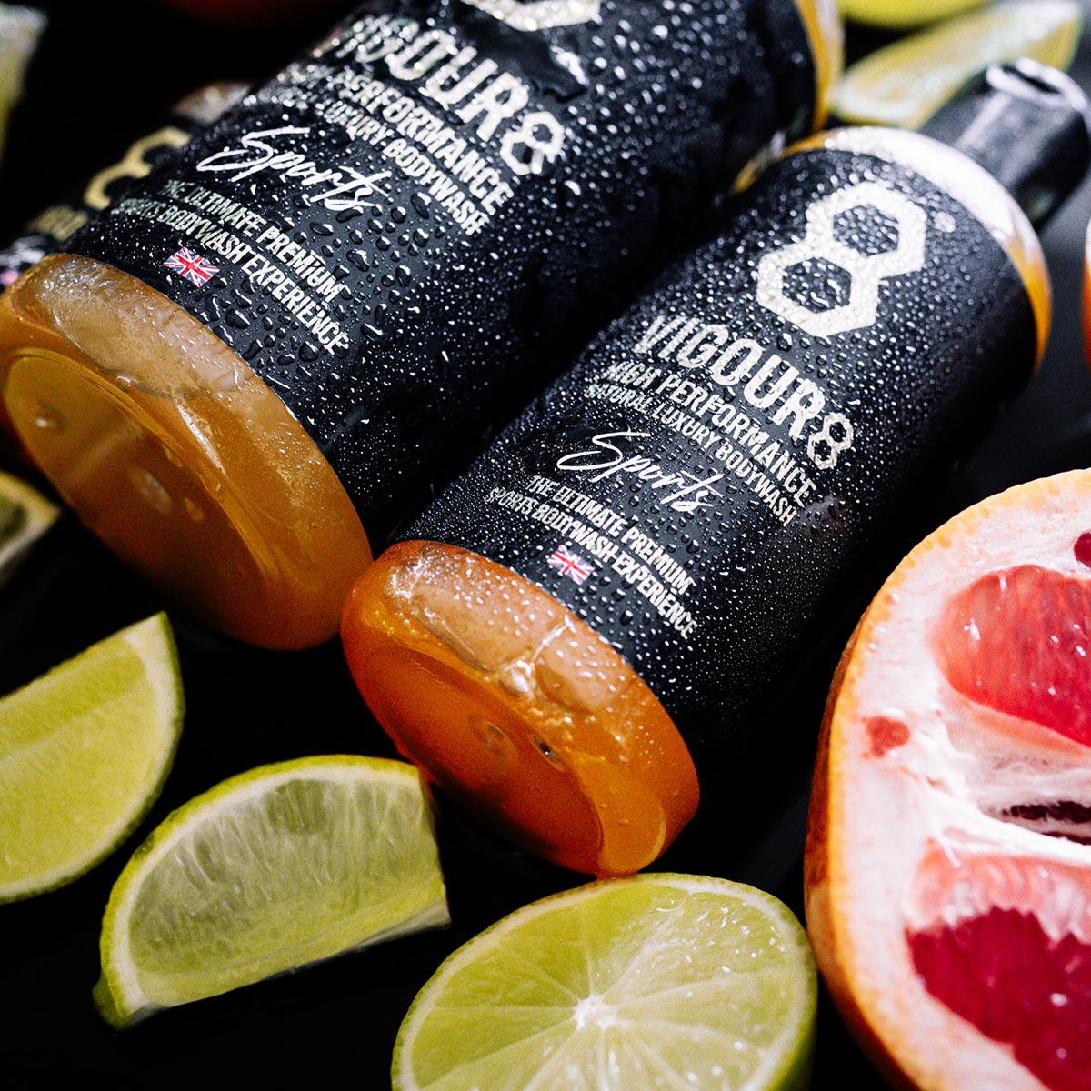 Sports Bodywash Six Pack | VIGOUR8 SPORTS SLS FREE LUXURY BODYWASH