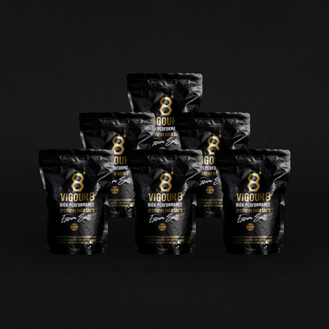 HIGH PERFORMANCE RECOVERY BATH SALTS 6 X 750 grams