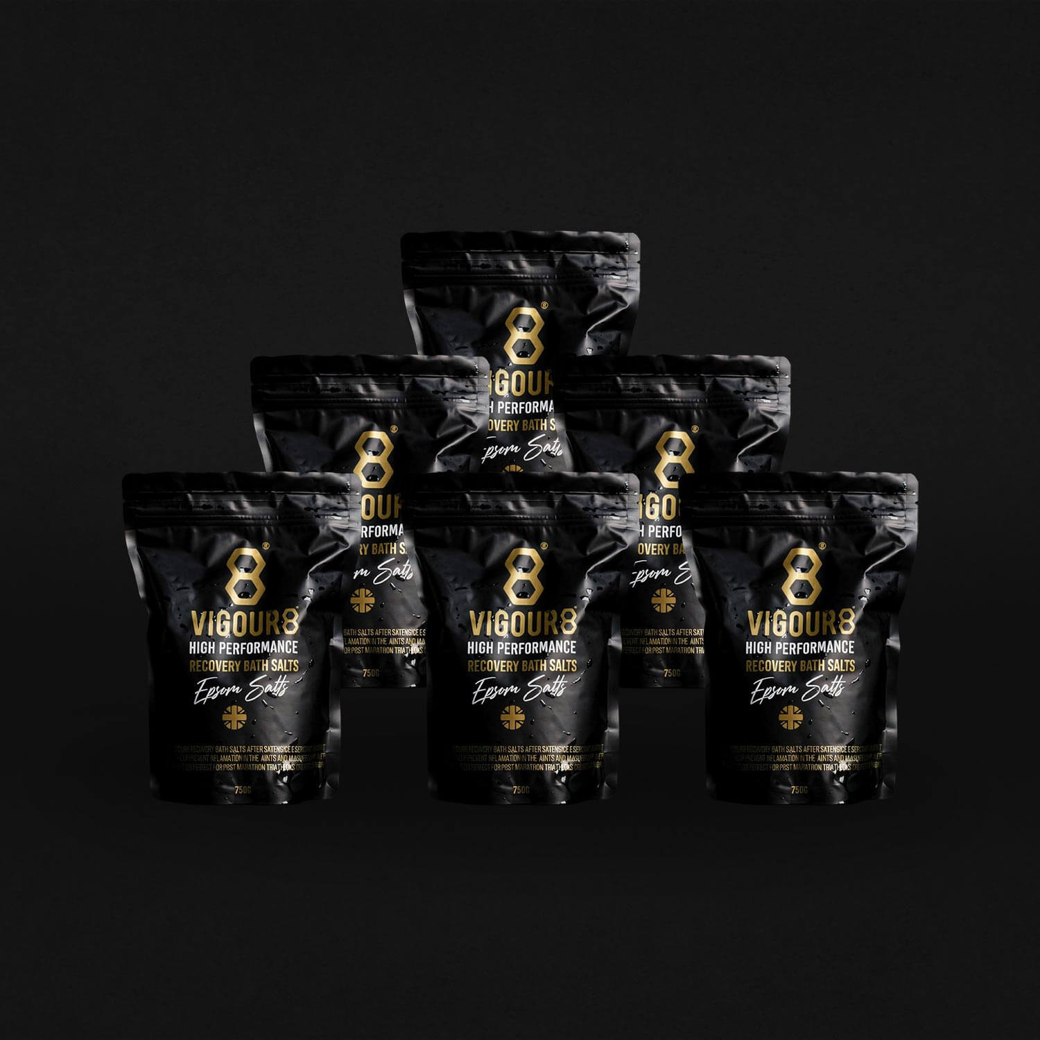 HIGH PERFORMANCE RECOVERY BATH SALTS 6 X 750 grams